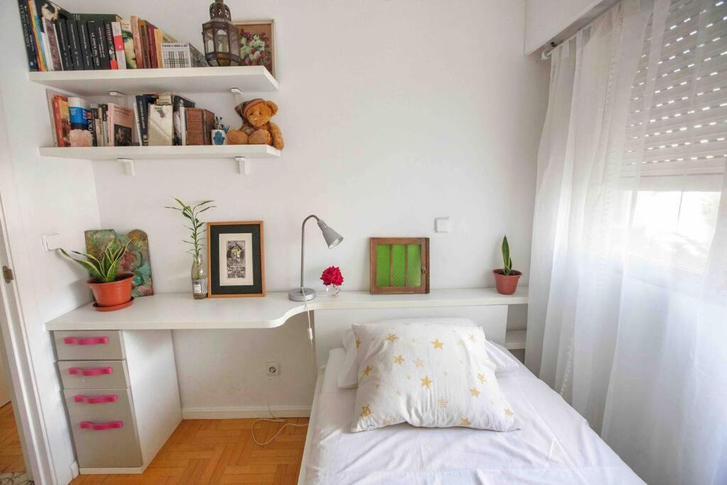 Piso Centrico, Bonito, Acogedor, Aire Acondicionado Y Piscina Enfrente De Casa Madryt Zewnętrze zdjęcie