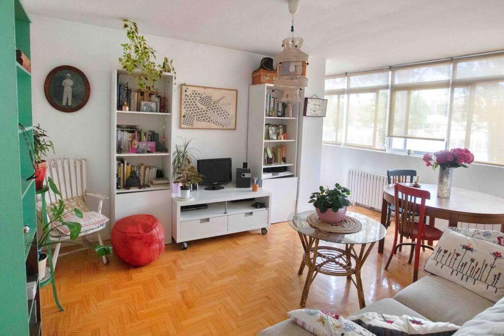 Piso Centrico, Bonito, Acogedor, Aire Acondicionado Y Piscina Enfrente De Casa Madryt Zewnętrze zdjęcie
